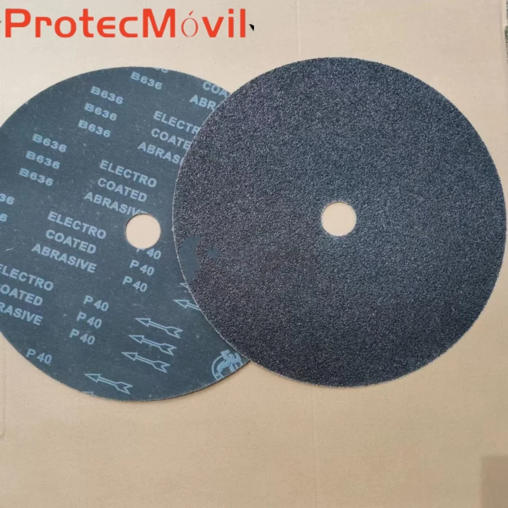 

38cm Perforated Single-Sided Sandpaper for PVC Floor Construction - 24/40/60 Grit Specialized for Self-Leveling Floor Grinding
