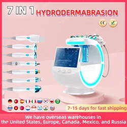 Smart Ice Blue 7 in 1 Oxygen Hydro dermoabrasione Bubble Machine Professional Face Hydra Machine RF Lifting Machine