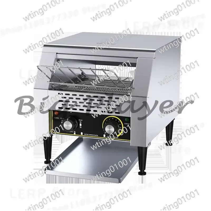 for Commercial Electric Burger Bun Toaster Fully Automatic Conveyor Belt Chain Heating Machine Fast Toasting Efficient