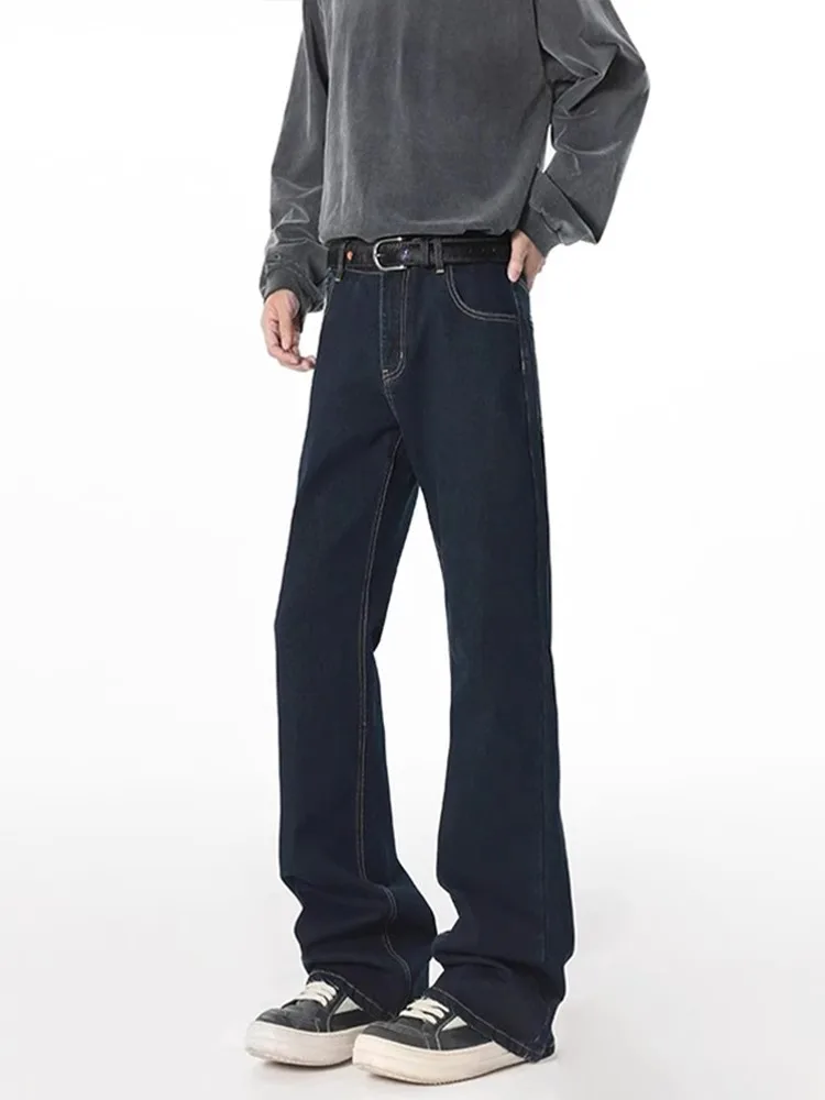 

Cleanfit American Sle Knife Jeans Men's Autumn Winter High Street Design Waed Slim Straight Leg Pants