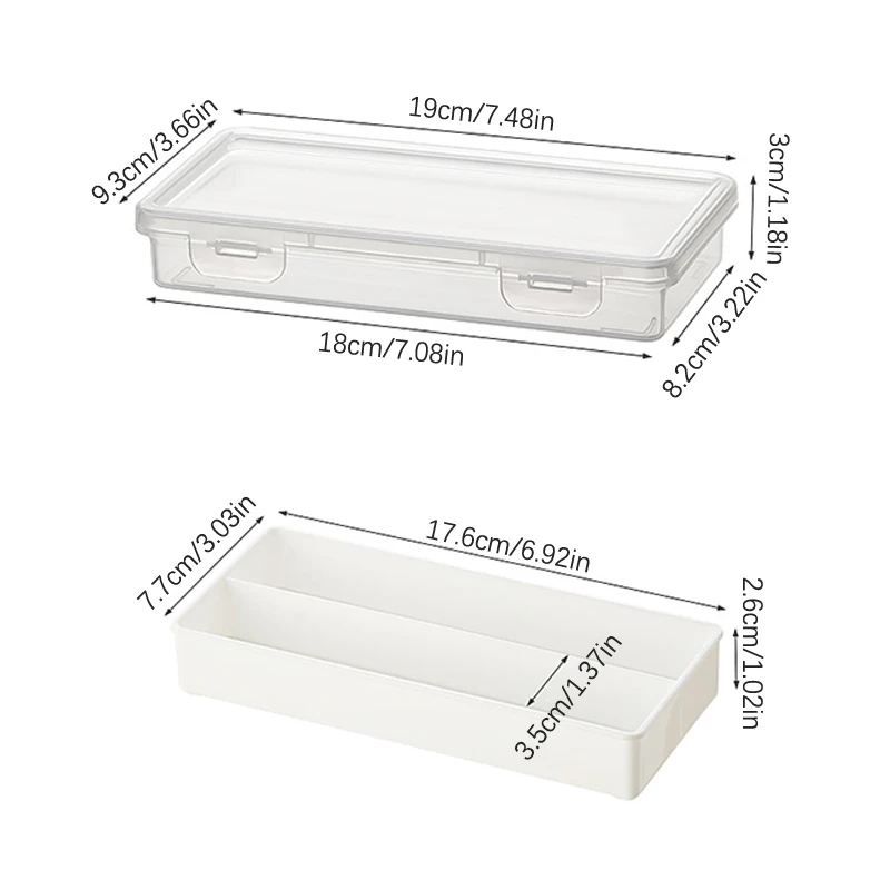 1PCS Coin Storage Collection Boxes Holder Transparent Plastic Case Portable Storage Box Paper Money Album Currency Banknote Case