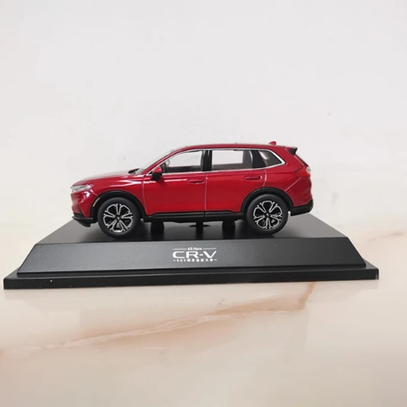 

Diecast Alloy 1/43 Dongfeng Honda CRV CR-V 2023 SUV Red Car Model Static Decoration Collectibles Gift Toys