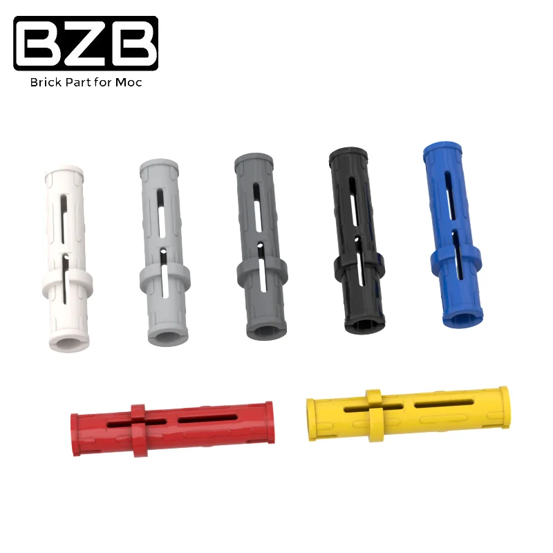 10PCS BZB MOC 6558 Long Double End Bolt Friction Pin Creative Building Block Model Kids DIY High-tech Brick Parts Toy Best Gift