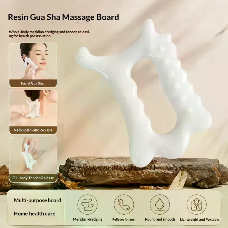 Ergonomic Versatile Handheld Gua Sha Board For Face Gua Sha Massage Tool Relaxation Beauty Massager