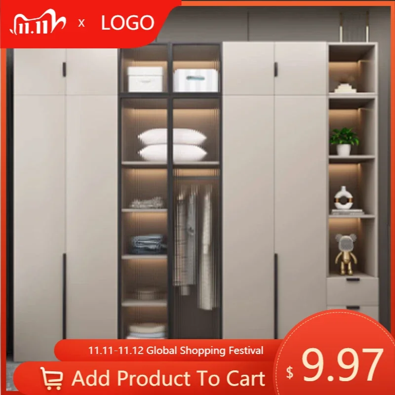 

Organizer Shelve Wardrobe Nordic Multilayer Luxury Storage Closet Wardrobe Cabinet Drawers Armadio Camera Da Letto Furniture