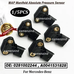 1/5PCS 0281002244 0041531928 A0041531828 6PP013400031 281002244 MAP Manifold Absolute Pressure Sensor For Mercedes Benzz
