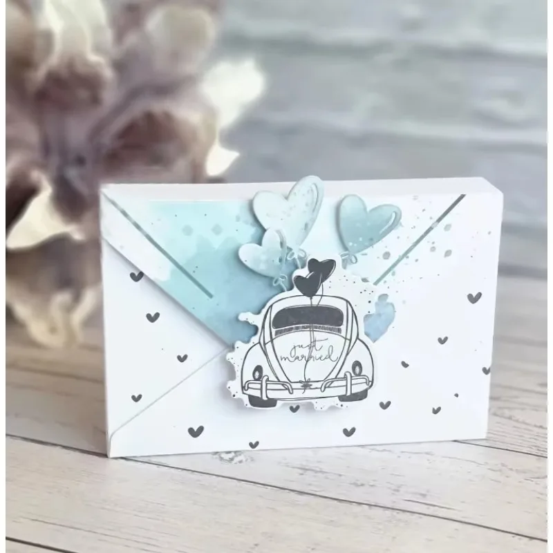 Piggy Craft metal cutting dies cut die mold Love balloon decoration Scrapbook paper craft knife mold blade punch stencils dies