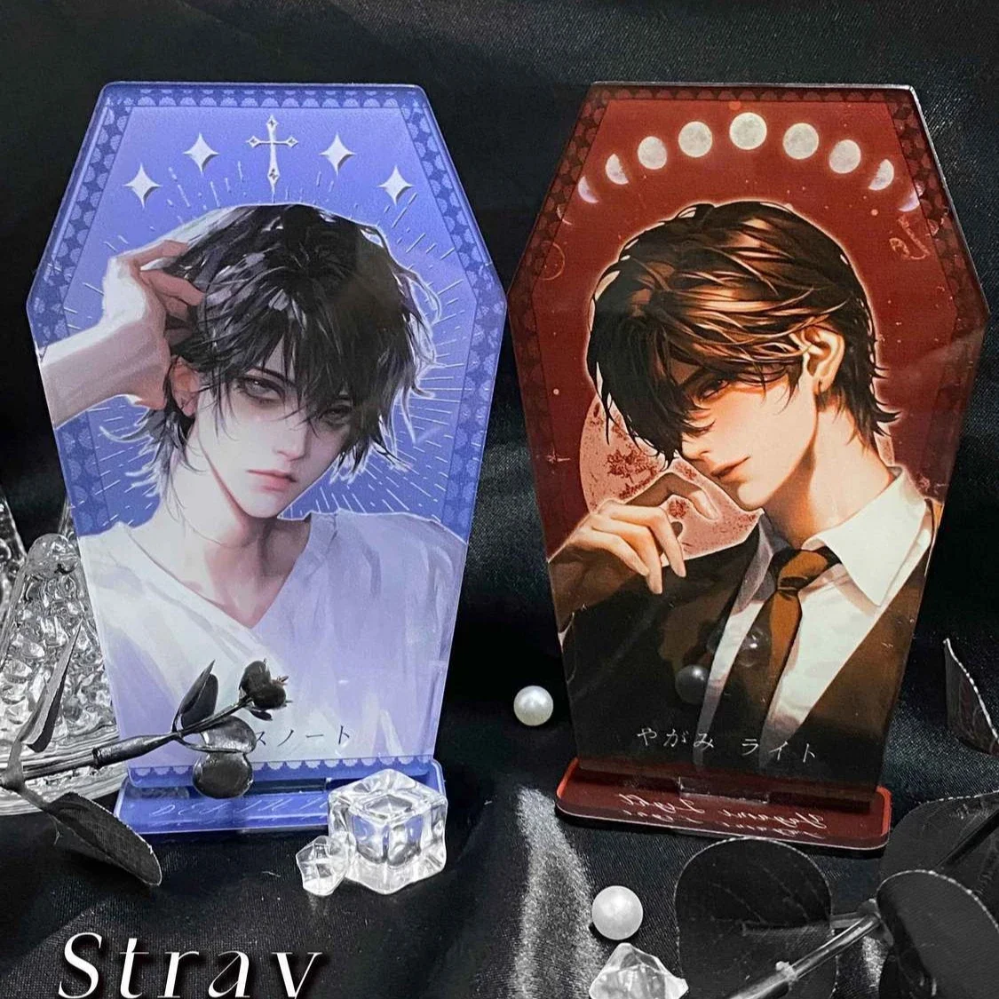 New DEATH NOTE Acrylic Stand Figure Yagami Light L·Lawliet Anime Peripheral Original Delicate Personality Desktop  Acrylic Brick