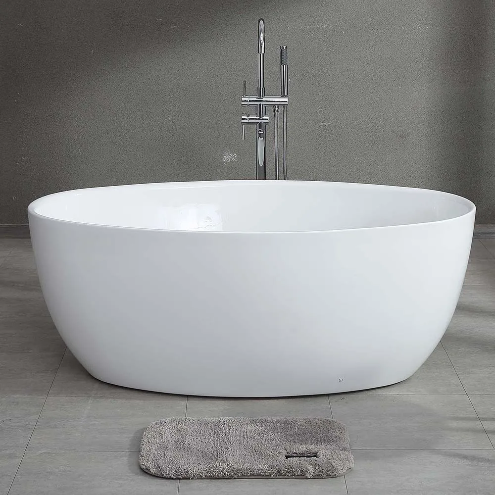 

Luxury Freestanding Acrylic Bathtubs Fashion Soaking Bathtub Modern Acrylic Bathtub