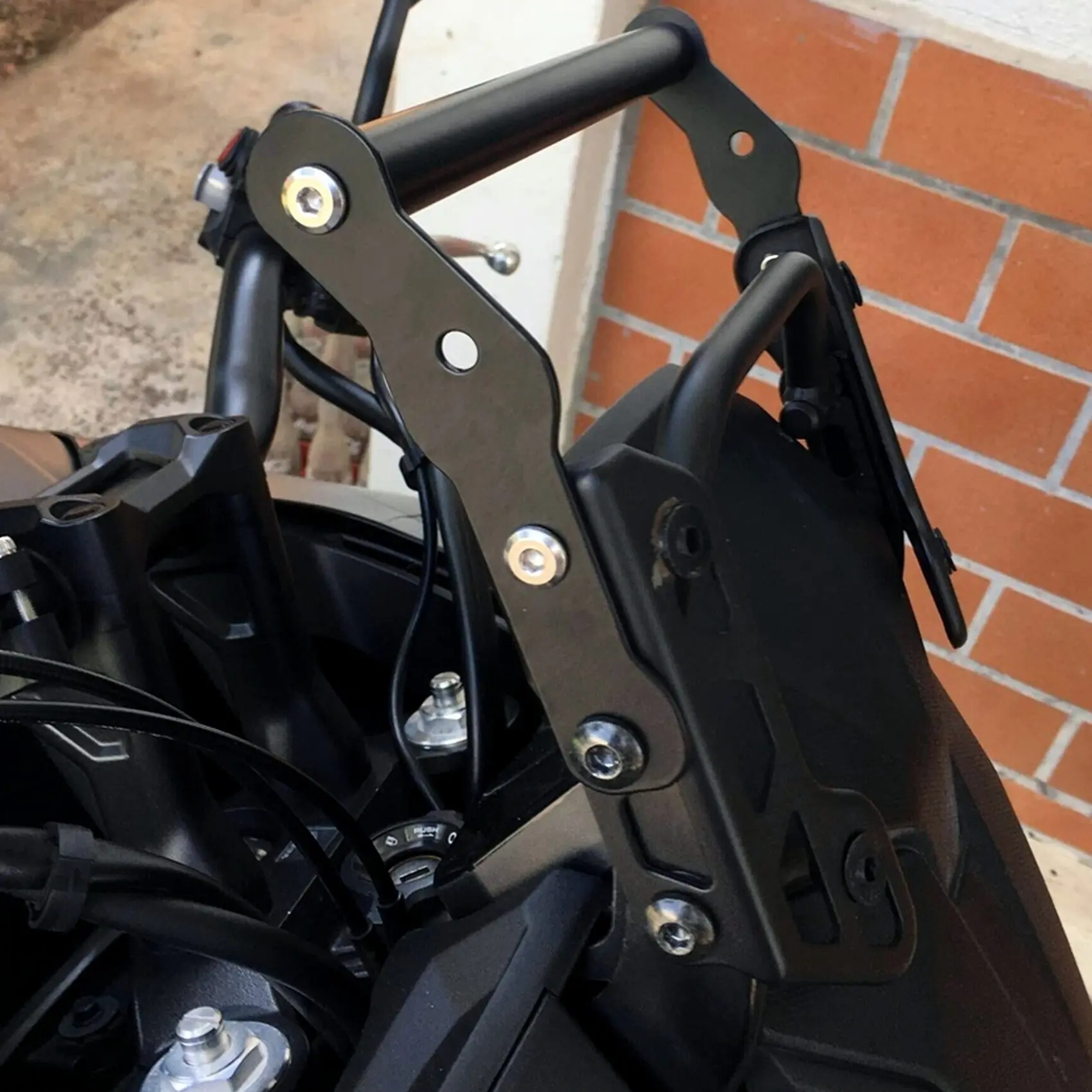 A13Z-Motorcycle Windshield GPS Navigation Mobile Phone Bracket For Honda CB500X 2016 2017 2018 2019
