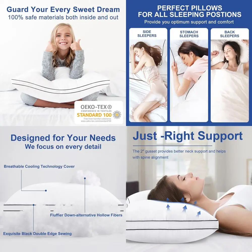 Queen Size Pillow S…