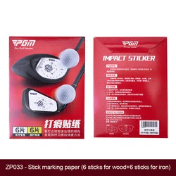 Golf Club Scoring Paper Impact Target Label Tape Sticker Wedge Club Test Training Ball Position Marking Paper