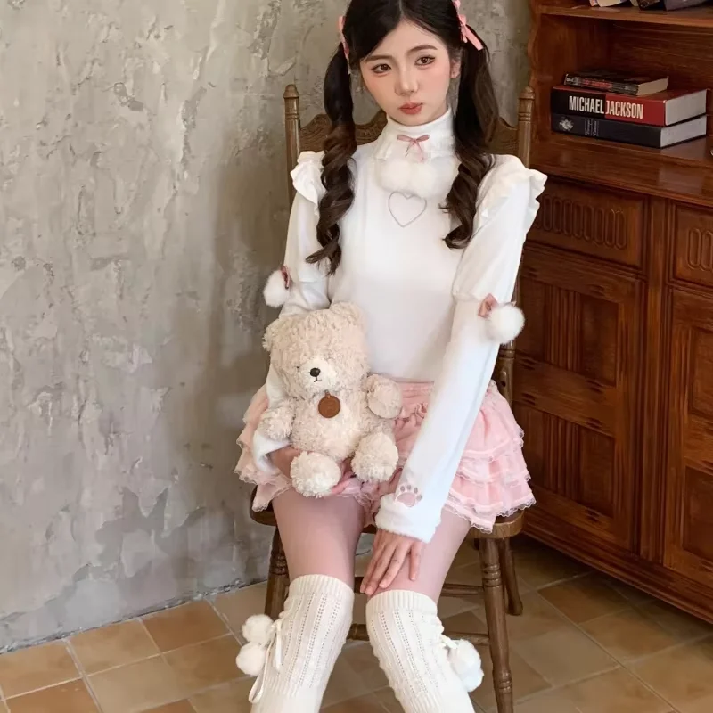 Autunno Donna Kawaii Lolita Ru - Embroidery Love recensione e prezzo