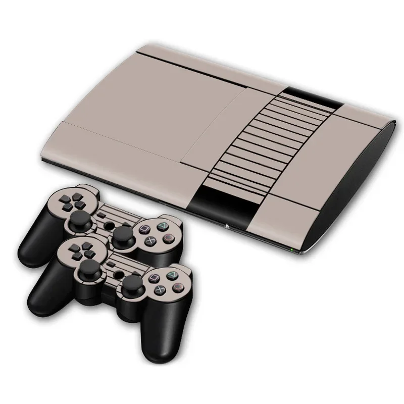 White black color decal skin New skin Sticker For PS3 Super slim 4000 Console