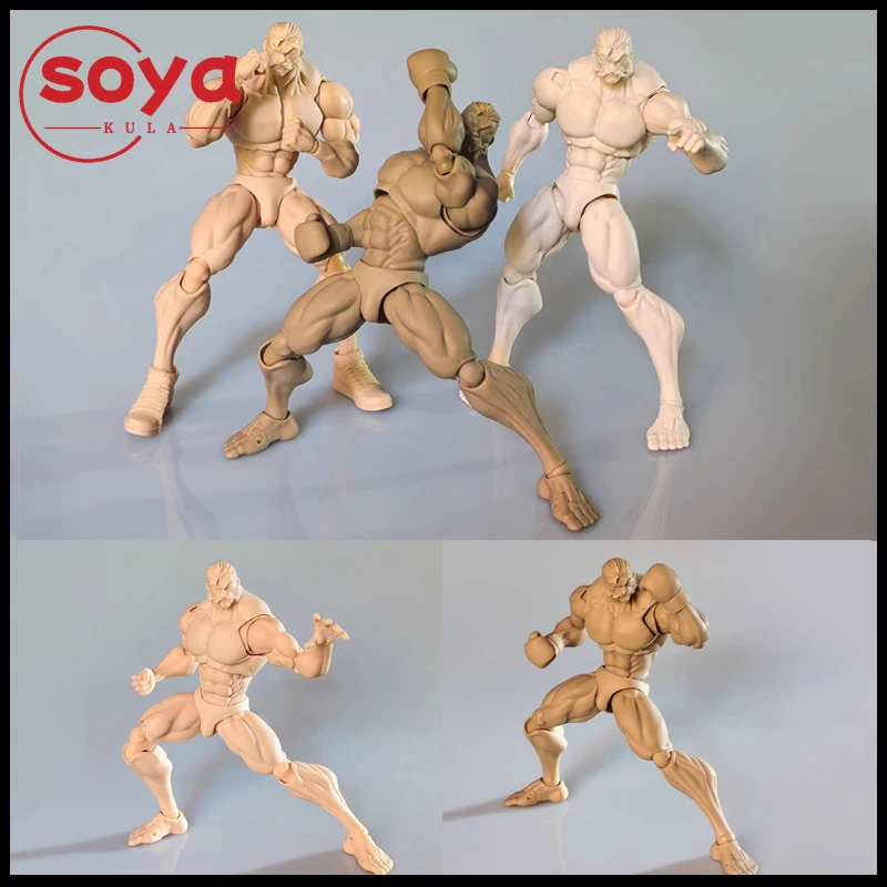 

KTOYS KT01 масштаб 1/12, мужской суперсильный гибкий шарнирный корпус, 18,5 см, белый, желтый, черный, экшн-фигурка, шарнирное мышечное тело