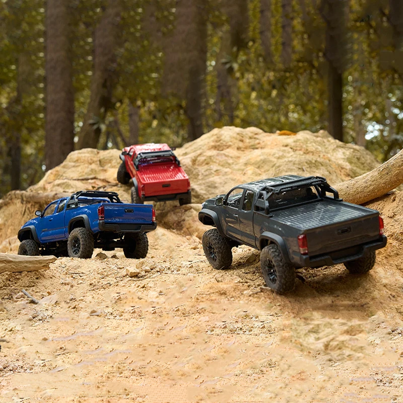 FMS Rc Off Road Climbing Vehicle FCX24M Tacoma 1/24 Scale Simulation Model Remote Controlled RTR Version Outdoor Hobby For Adult