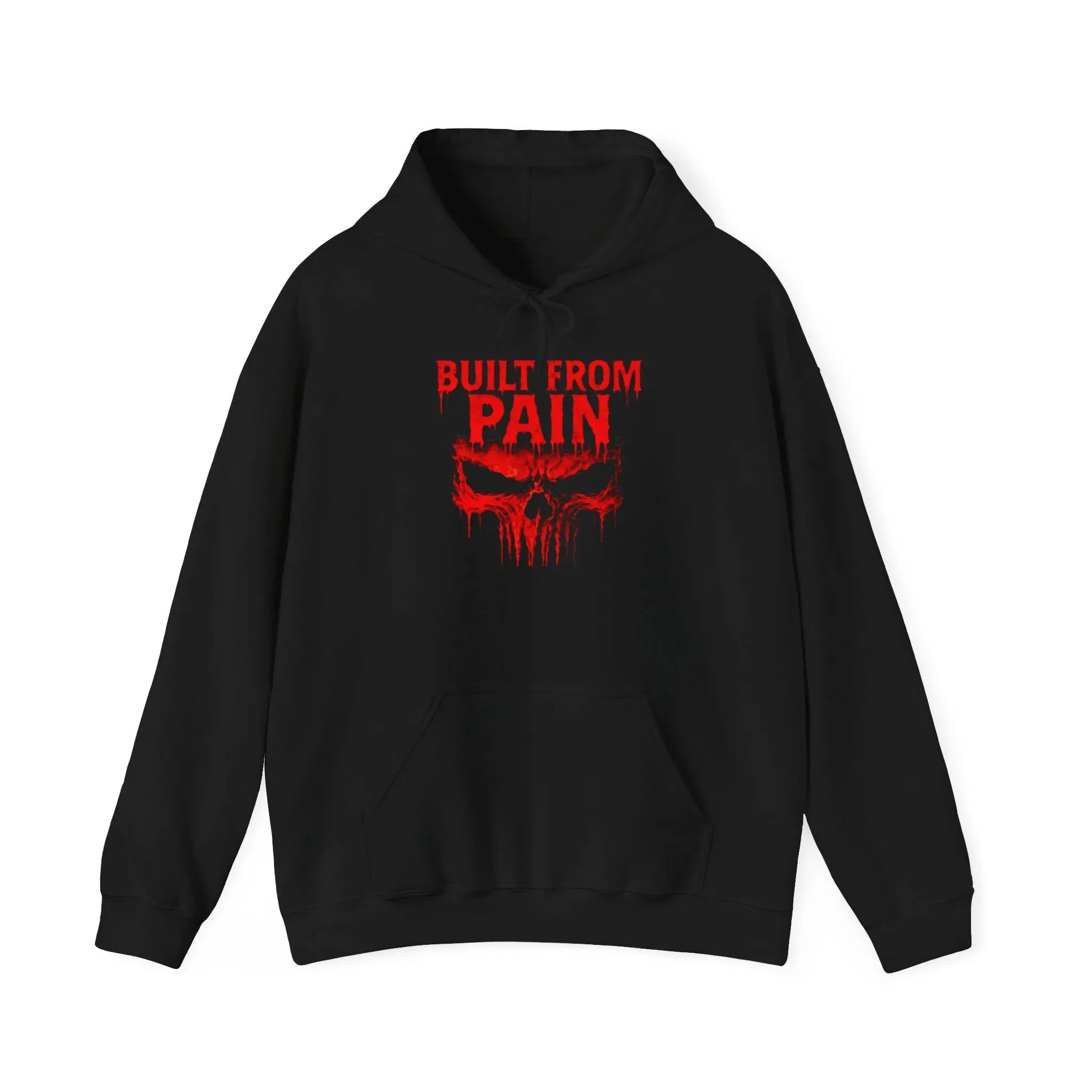 

Хлопковая толстовка с надписью «Built From Pain» и принтом черепа. Идеально подходит для темных — влюбленных в стиле панк. Повседневная и интенсивная толстовка.