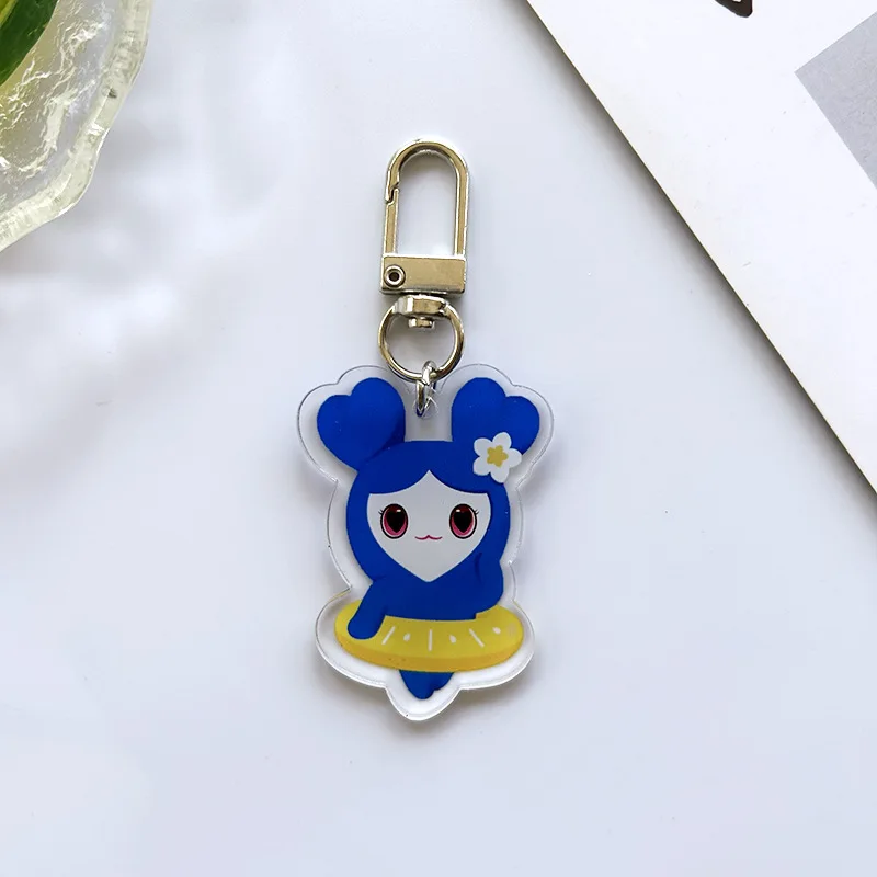 KPOP Keyring TWICE Cartoon Acrylic Keychain Pendant Momo Mina NAYEON Sana JiHyo Bag Accessories Fans Gifts