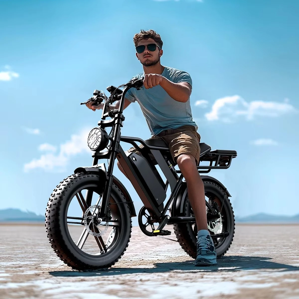 

SXLL Fatbike V20 Electric Bike 750w V20 Fatbike 20 Inch Fat Tire Electric Bike Cheap Electric Bike Ebike Takeaway