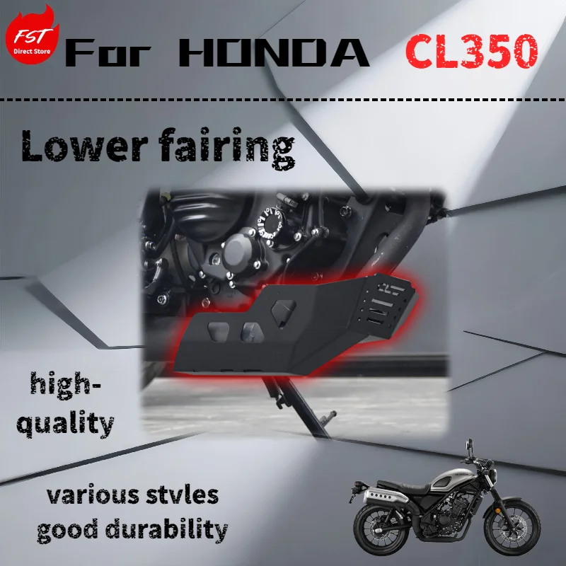 

For Honda CL300, we offer engine protection plate, lower fairing, stainless steel skid plate, and chassis trim cover accessories