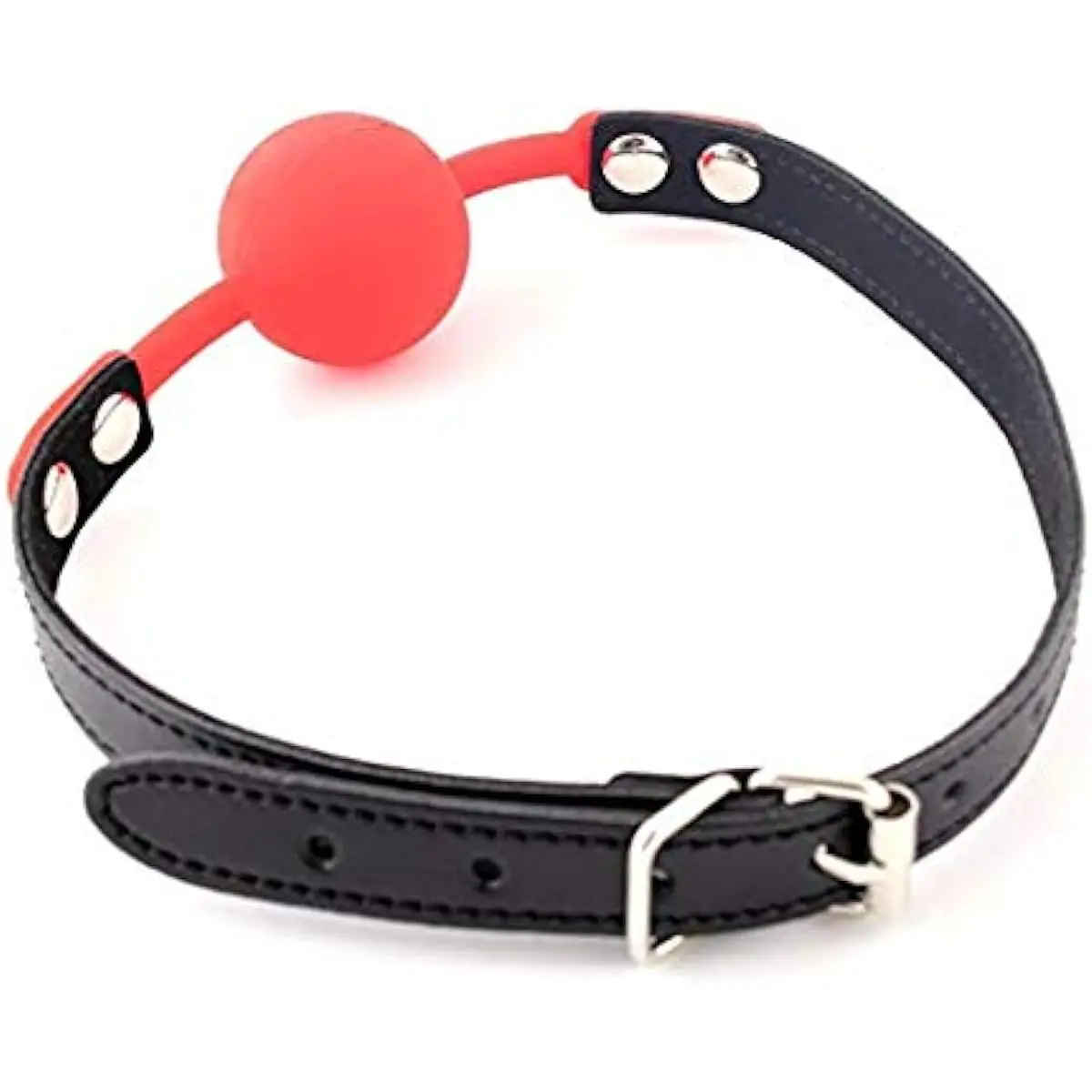 Ball Gag Red Silicone Large - 2 inch