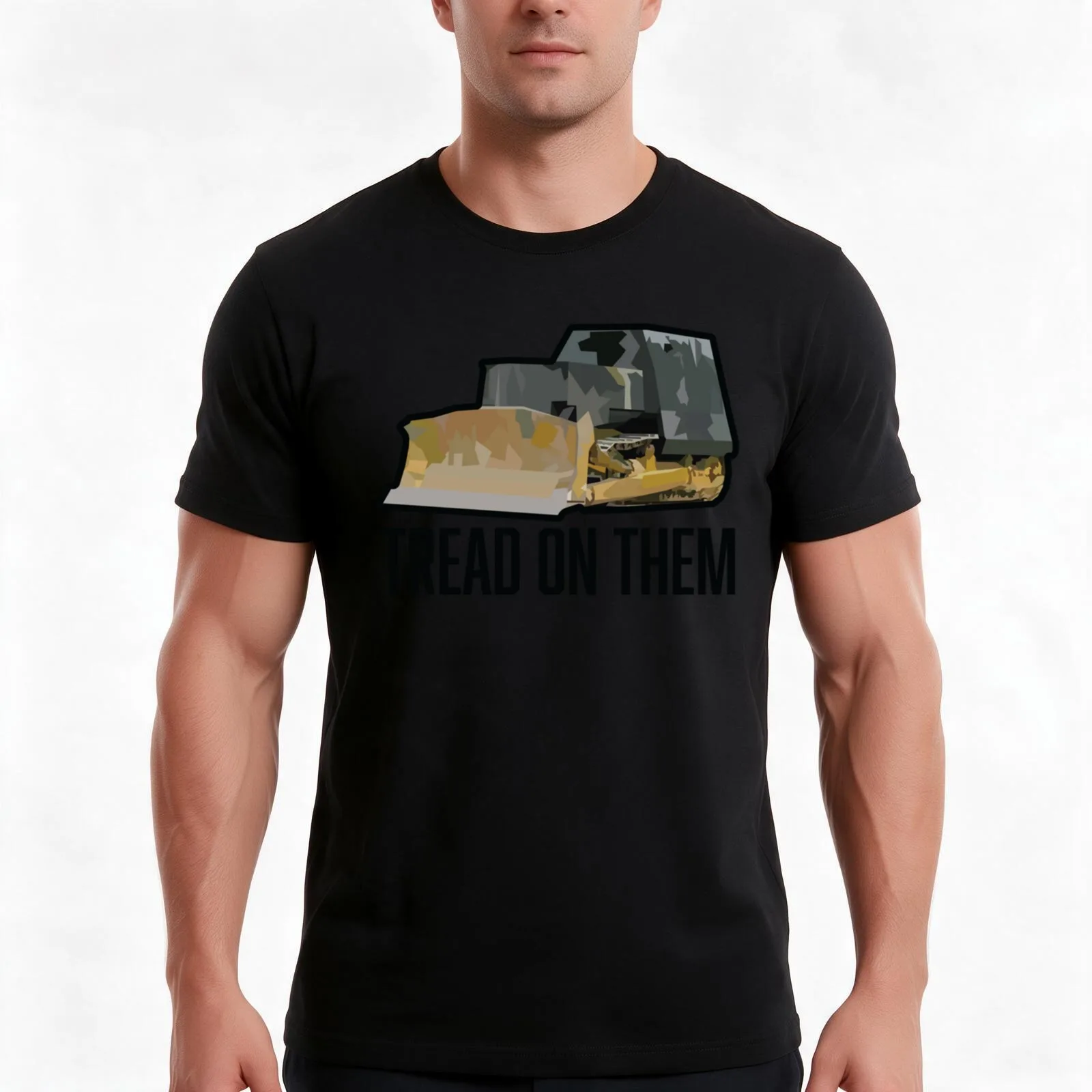 Tread On Them- Killdozer T-Shirt Summer Casual Cotton Tee Oversized Streetwear Tops Vintage Graphic Print Unisex Men Women