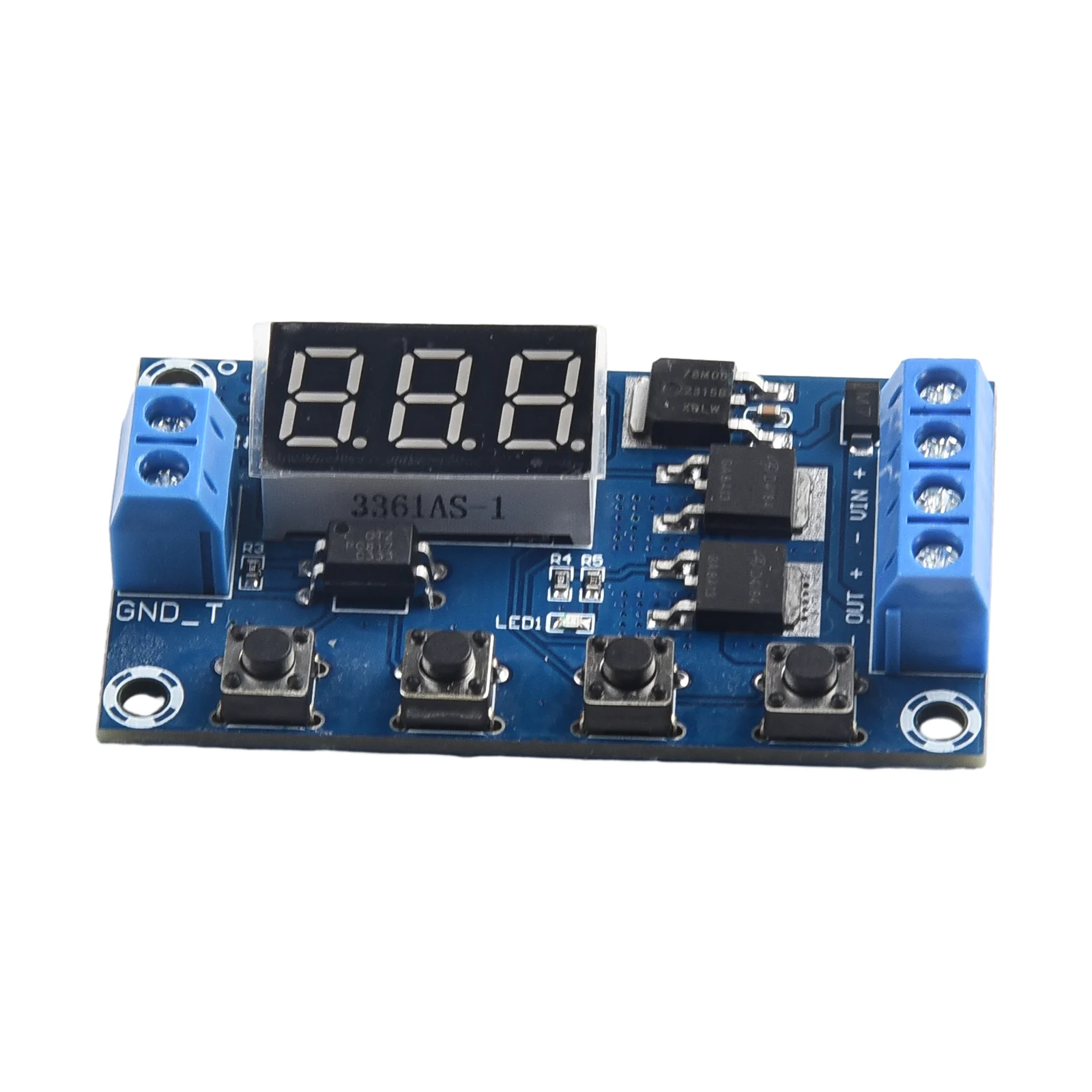 Powerful Dual MOS Trigger Switch with Clear Interface for Digital Relay Delay Board Timer Control Switch DC5V 36V