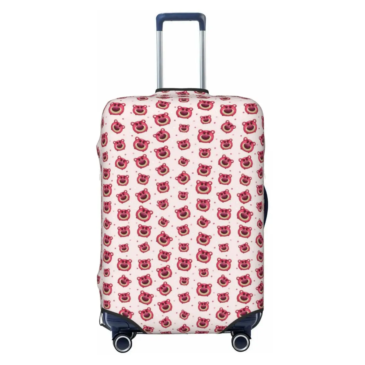 

Custom Lotso Huggin Strawberry Bear Cartoon Luggage Cover Cute Suitcase Protector Covers Suit For 18-32 inch