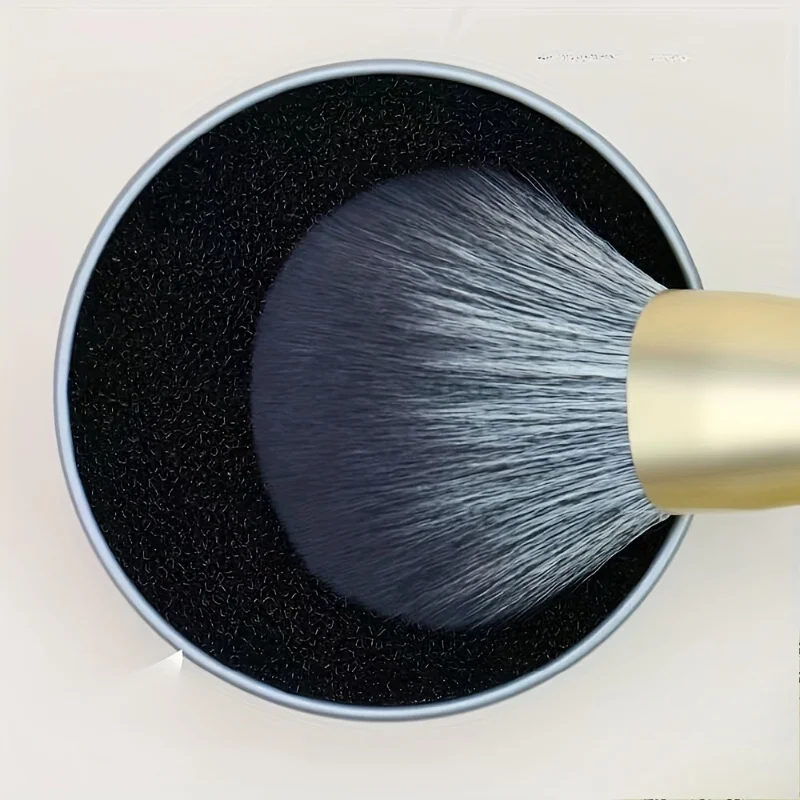 1PC ฟองน้ําทําความสะอาดแห้งเปลี่ยน Core แปรงแต่งหน้าทําความสะอาดฟองน้ําแปรงแต่งหน้าแปรงอายแชโดว์ฟองน้ําทําความสะอาดแห้ง