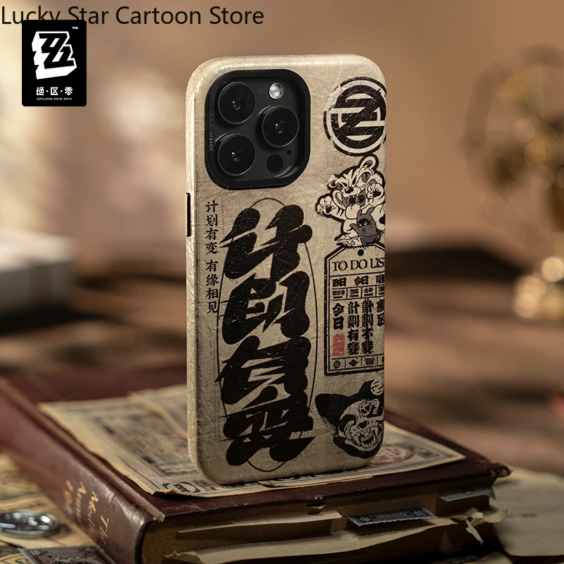 Официальный чехол для телефона Zenless Zone Zero, защитный чехол для iPhone 13, 14, 15, подарок для косплея, подарок на Хэллоуин, день рождения, игра, аниме