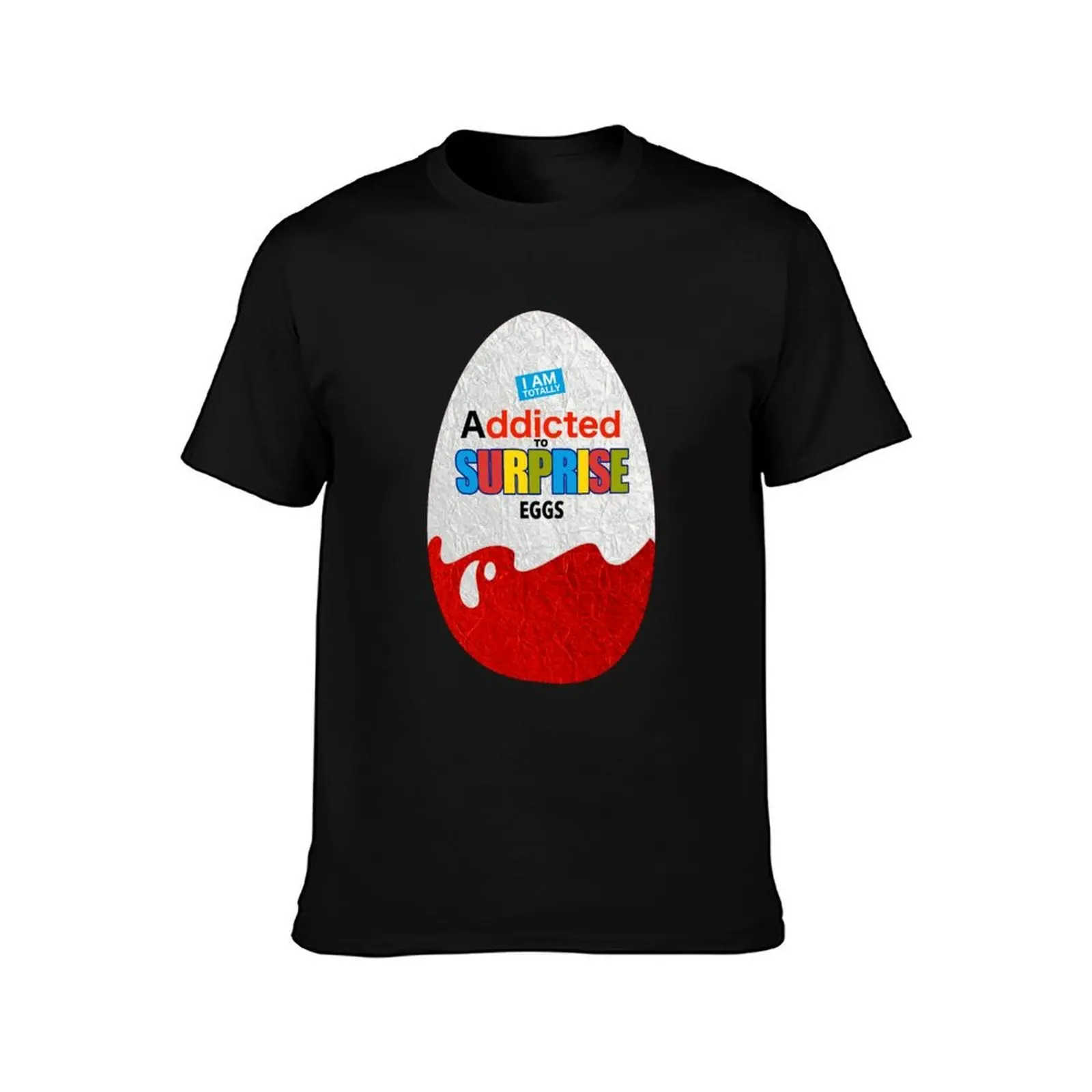 Surprise!!! T-Shirt, Summer Casual Cotton Tee, Oversized Streetwear Tops, Vintage Graphic Print, Loose Fit Short Sleeve