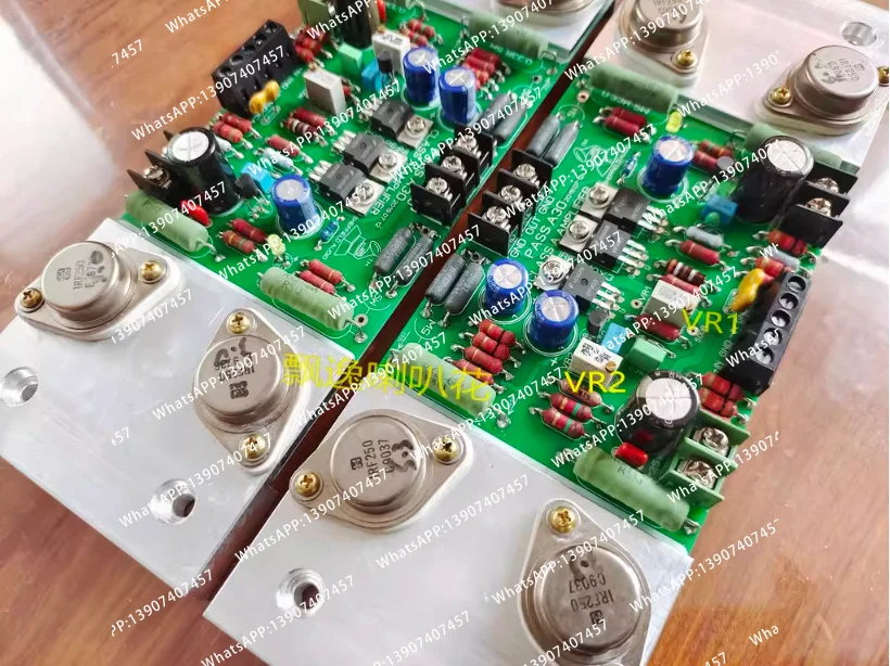 PASS A3 A30 Single-ended Power Amplifier Board Output by Gold-sealed Field Tube Supports Balanced and Single-ended Input