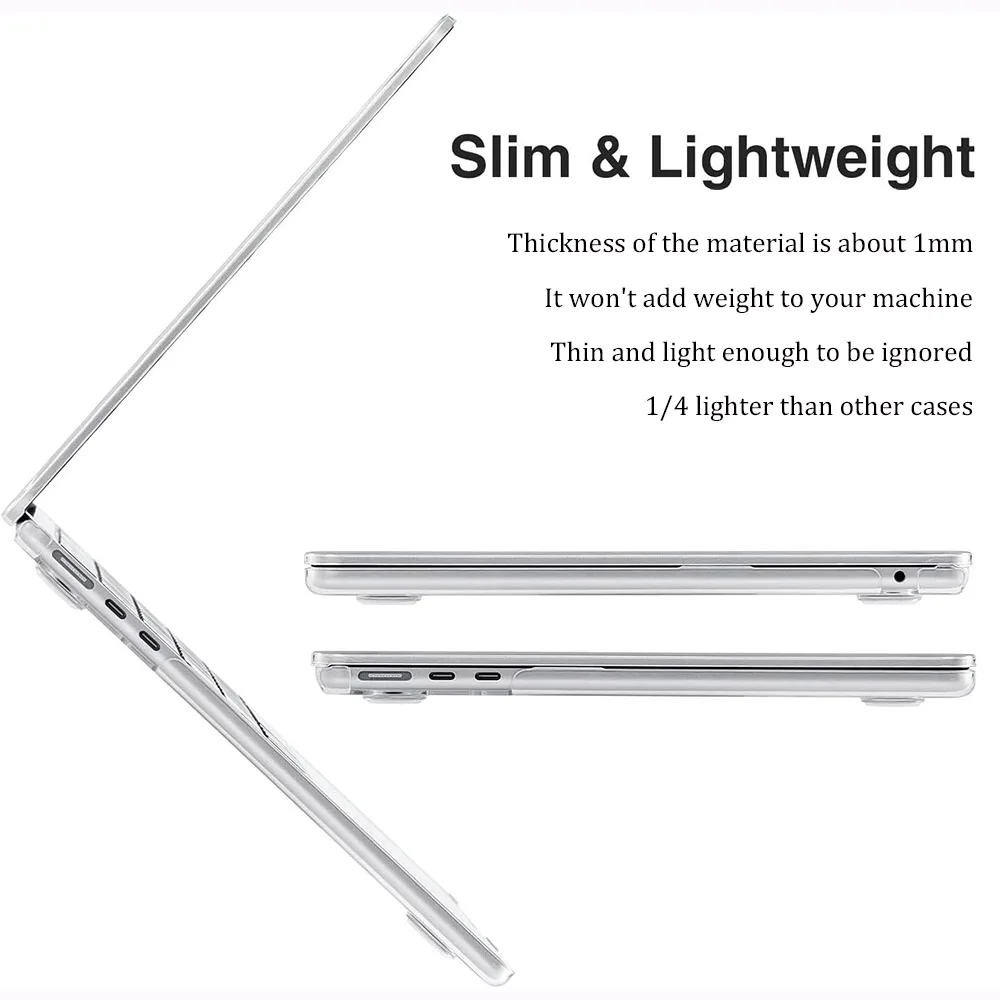 2026 For Macbook Pro 14/16 inch M5 Chip Pro/Max Case,Case for Macbook Air 13.6 inch M5 M4 M3 M2 Chip 2026-2022,