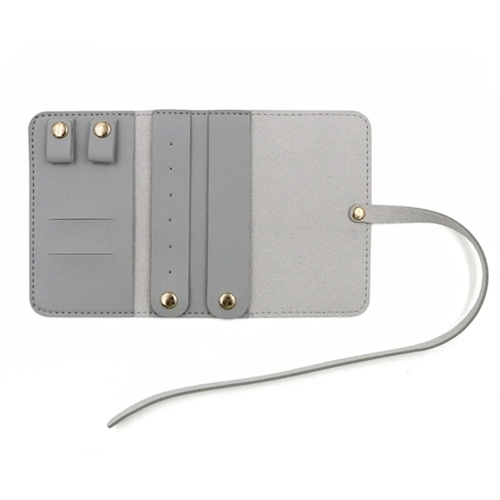 

Foldable Jewelry Organizer Roll Lightweight Travel Storage Packing Pouches for Necklaces Portable Rings Display Jewellery Roll