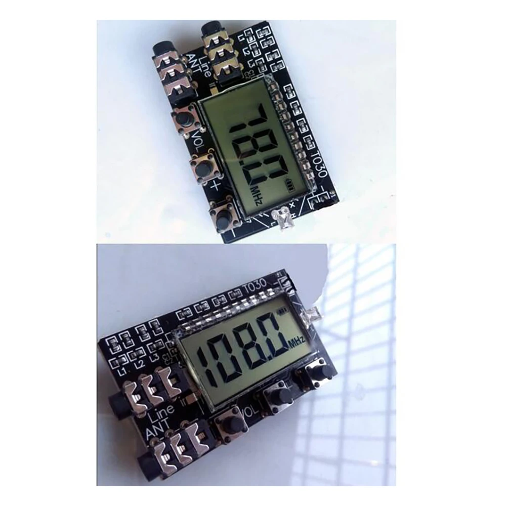 76M-108Mhz scheda trasmettitore FM DC 3V-12V modulo trasmettitore FM Stereo antenna display LCD digitale trasmissione audio wireless