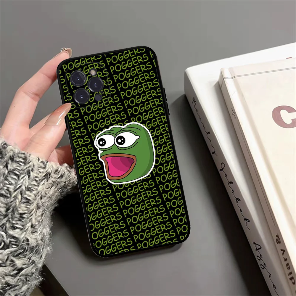 Funny Sad Frog Pepe Meme Phone Case Silicone Soft For Iphone 15 14 13 12 11 Pro Mini XS MAX 8 7 6 Plus X XS XR Cover