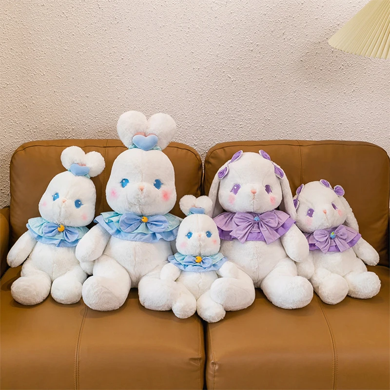 

Kawaii Plush Toy Stuffed Doll Cute Rabbit Bear Couple Loli Bunny Pillow Soft Baby Bunny Doll for Kids Birthday Xmas Gift