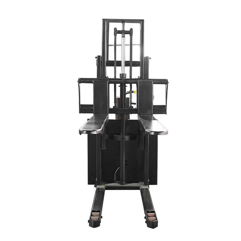 Customized New Portable 1000kg 2000kg 1600mm Height Self-Lifting Pallet Stacker Forklift Semi Electric Stacker