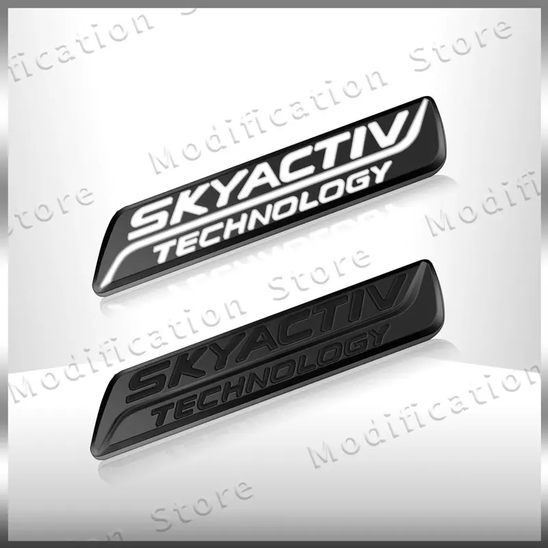 3D SKYACTIV TECHNOLOGY Logo Car Rear Trunk Badge Emblem Sider Fender Sticker For  MAZDA CX-3 CX3 CX-5 CX5 CX-7 Atenza