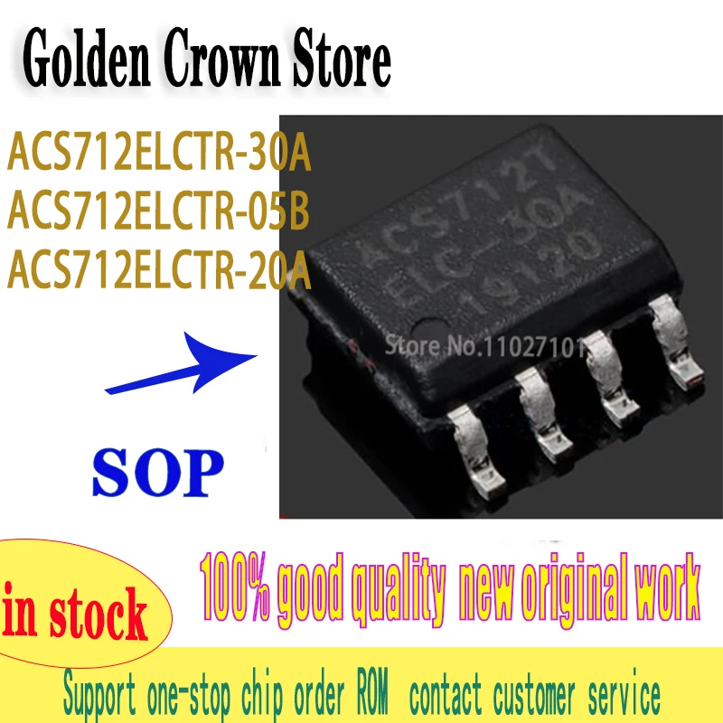 10pcs/LOT ACS712ELCTR-20A SOP-8 ACS712-20A ACS712T ACS712TELC-20A ACS712 ACS712ELCTR-05B ACS712ELCTR-30A new original work