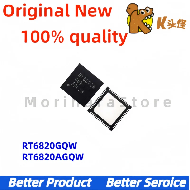 2 個/新しいオリジナル RT6820AGQW RT6820A QFN56 RT6820GQW RT6820