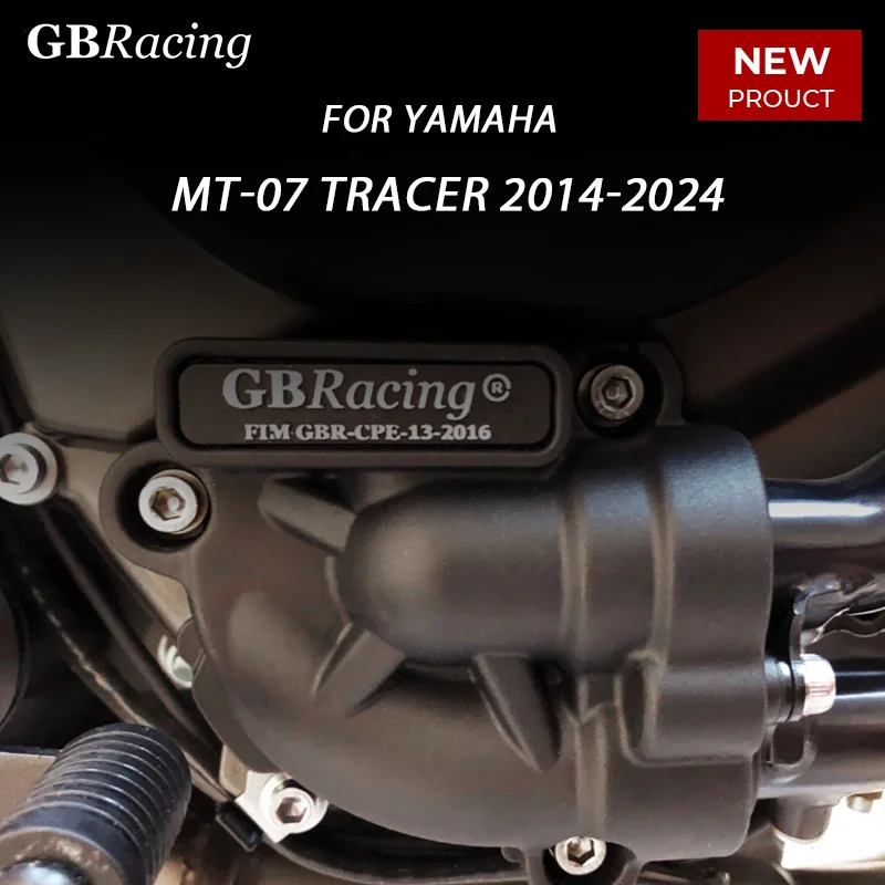 

GBRacing For YAMAHA MT-07 Secondary Engine Cover SET 2014-2024 XSR700 2014-2025 MT-07 Tracer 2014-2024 Clutch Cover 2014-2024
