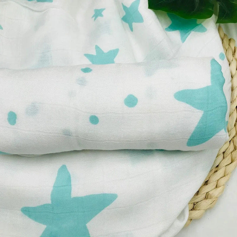 طفل قماط بطانية 120x120 سنتيمتر لينة الوليد التفاف الشاش 70% الخيزران 30% القطن مريحة خفيفة الوزن البطانيات للأطفال الرضع #4