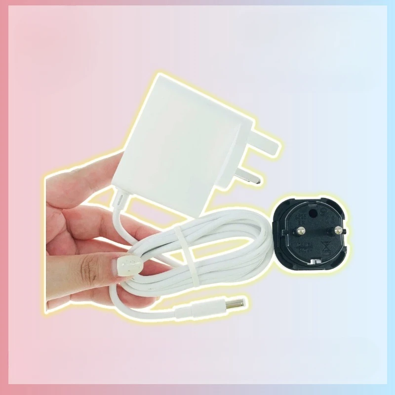 Charger Power Adapter, EU Plug Charging Head for Xiaomi K10 Pro/G11/G20 Lite Cordless Vacuum Cleaner