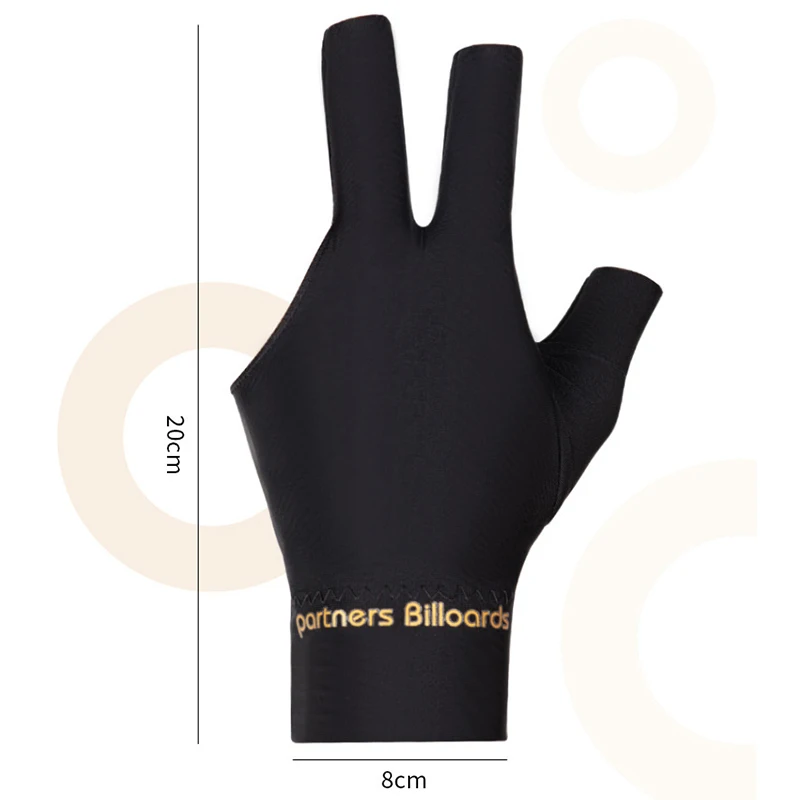 Snooker Gloves Three Finger Gloves Billiards Open Finger Half Finger Gloves Billiards