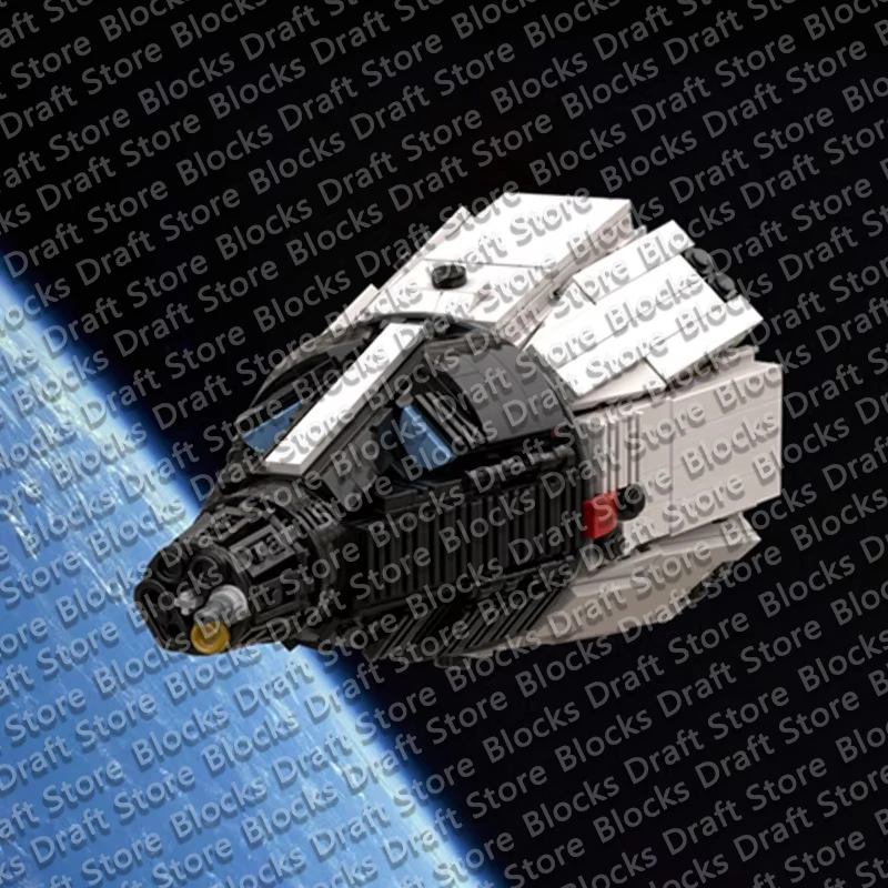 736PCS Gemini Spacecraft Model MOC Building Bricks Military Aircraft Modular Technology Assemble  Gifts Holiday Toy Suit QWERT