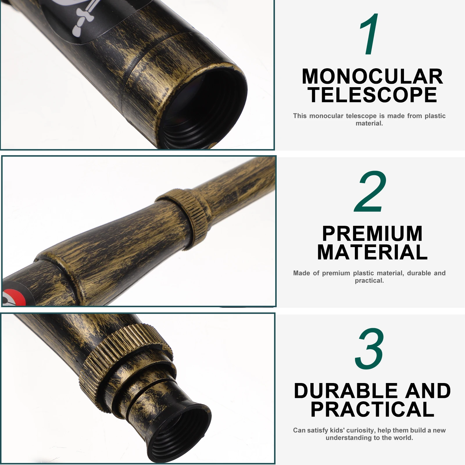 

6 Pcs Connector Pirate Telescope s Child Telescopes s Accessories Plastic