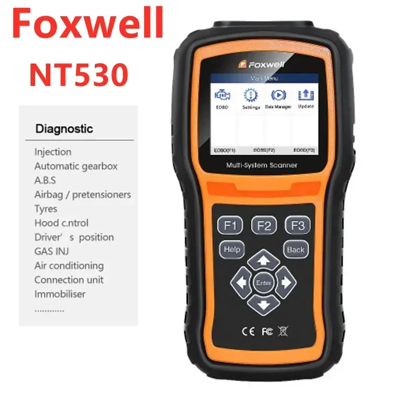 

Foxwell NT530 Multi-System Scanner for nissan Porsche volvo ford bmw benz OE-level Universal Auto Diagnostic Tools free software