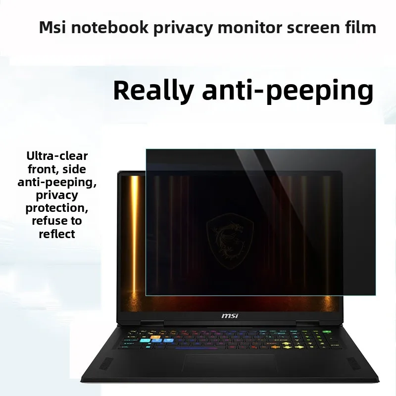 For 17inch msi Vector 17 HX /Sword 17 HX  A2XW  B13V Laptop Privacy Screen Protector Counter-spy film
