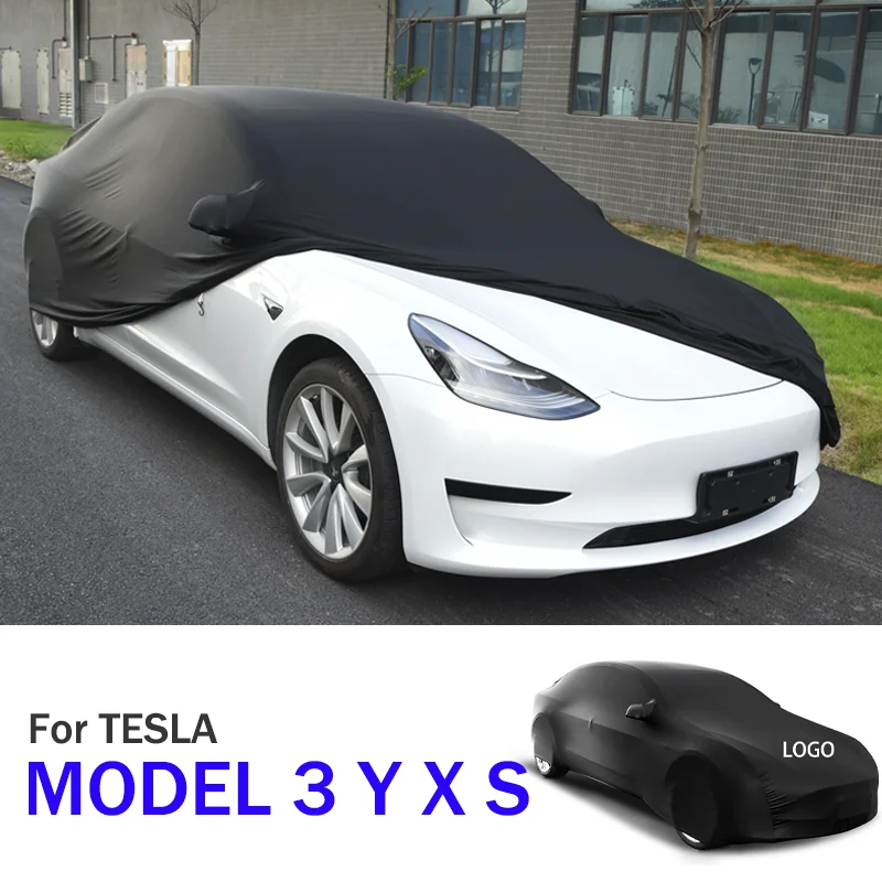 

Car Covers Outdoor Sun UV Snow Waterproof Dust Protection For TESLA Model 3 Y X S Black High Quality Styling Accessories